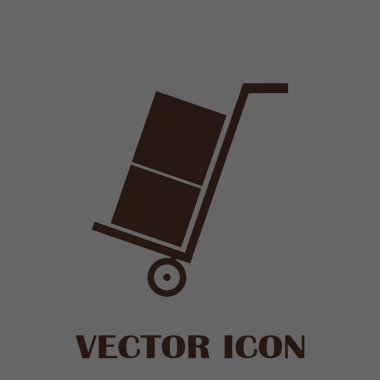 Bagaj vektör web simgesi.