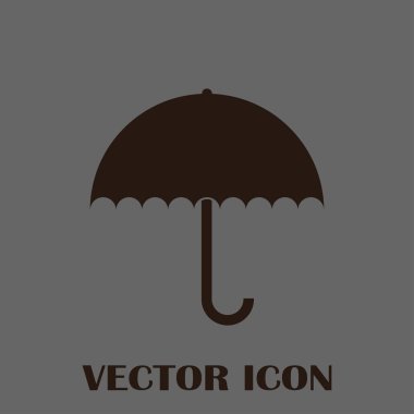 Şemsiye vektör web simgesi