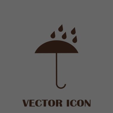Şemsiye vektör web simgesi