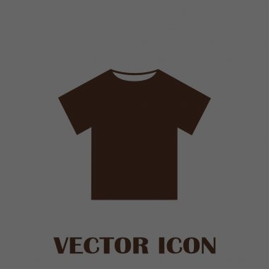 T-shirt web simge vektör.