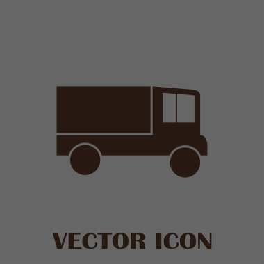 Teslimat vektör web simgesi