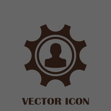 antika arka plan vektör sanat ile dişli simgesini