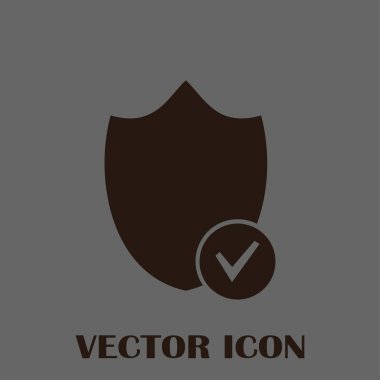 Kalkan vektör web simgesi