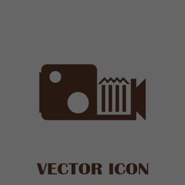 video kamera vektör simgesi