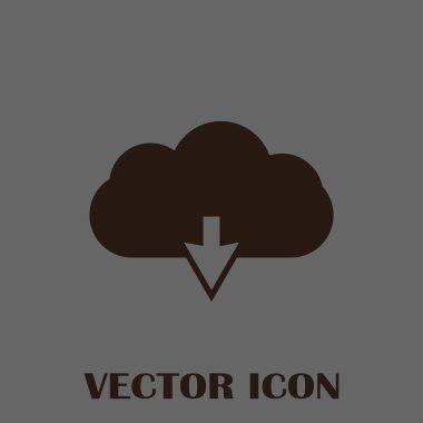 Web bulut veri simgesi