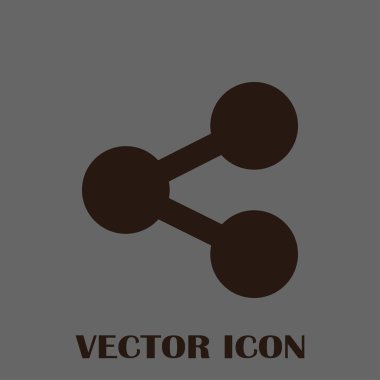 Atom vektör web simgesi