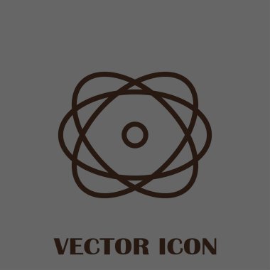 Atom vektör web simgesi