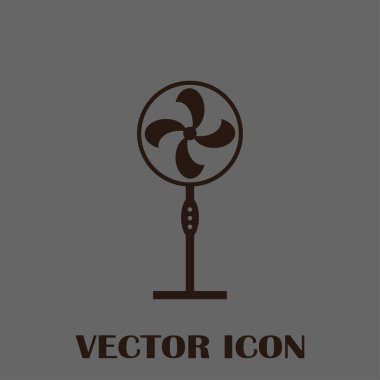 Havalandırma simgesi. Hava havalandırma veya fan simge. Vektör çizim