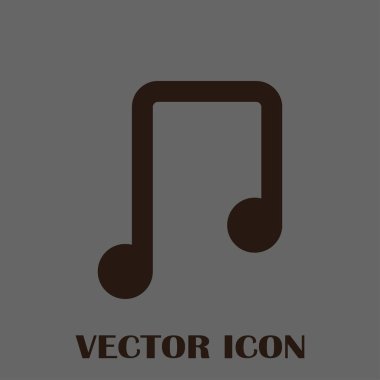 vektör müzik Not simgesi