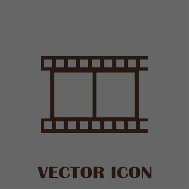 video simgesi, vektör illüstrasyonu