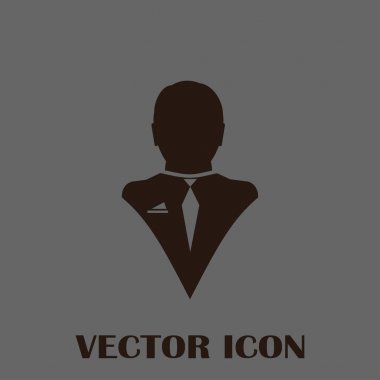 İşadamı vektör web simgesi
