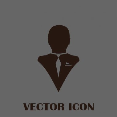 İşadamı vektör web simgesi