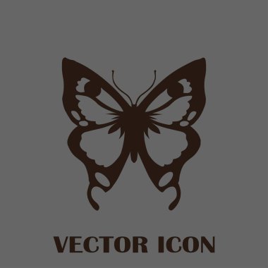 Kelebek vektör web simgesi