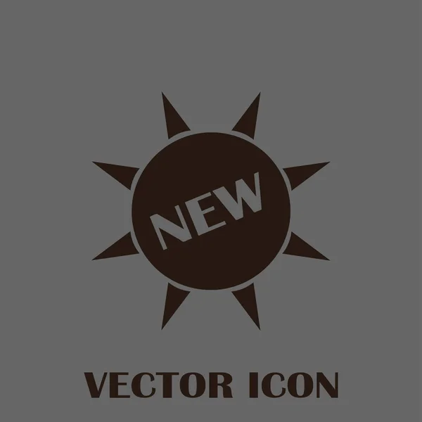 Nieuwe teken web-pictogram — Stockvector