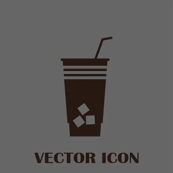 Cocktail vector web icon — Stock Vector
