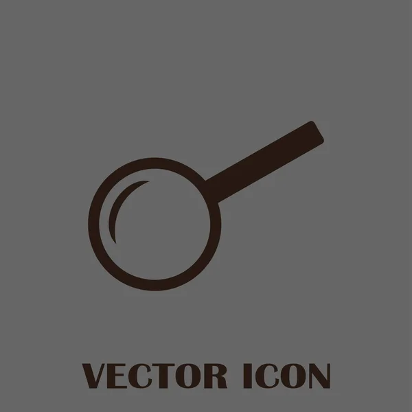 Lupe. Suchsymbol. Vektorillustration. — Stockvektor