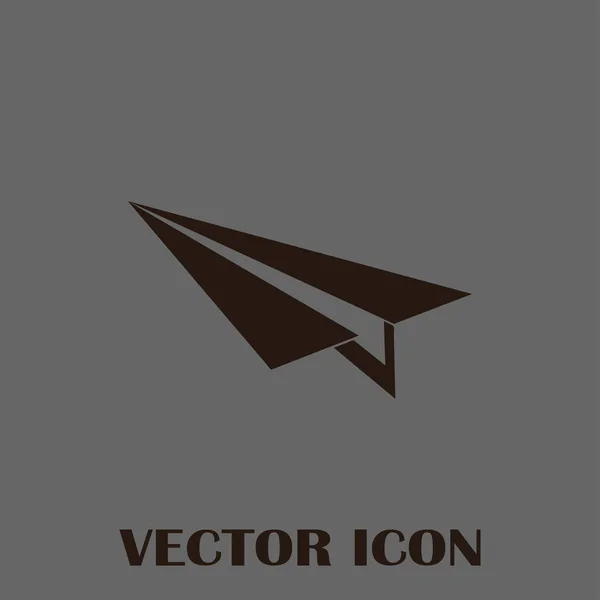 Vettore icona aereo, illustrazione logo solido, pittogramma — Vettoriale Stock