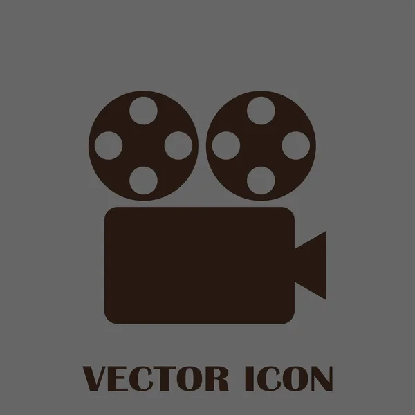 Icône vectorielle caméra vidéo — Image vectorielle