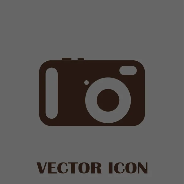 Photo camera vector icon — Stock Vector