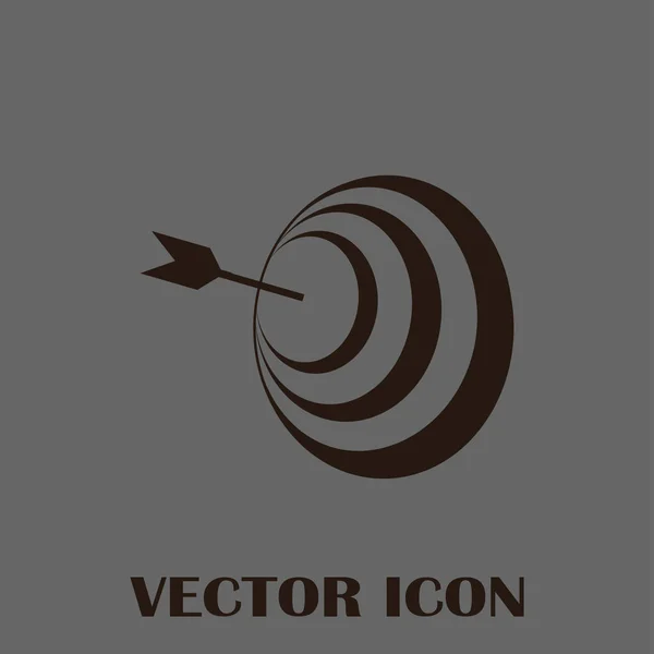Pictograma țintă, ilustrație vectorială pentru web design — Vector de stoc