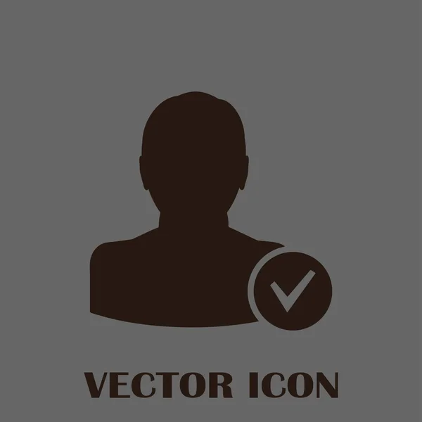Добавить значок вектора друга — стоковый вектор