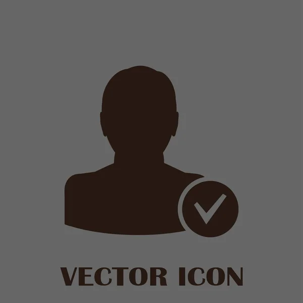 Añadir amigo vector icono — Vector de stock