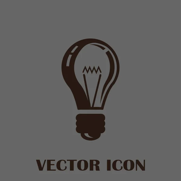 Lamp icon web vector — Stock Vector