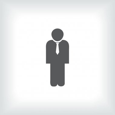 İnsanlar simgesini trendy düz stil. Kalabalık işareti. Web sitesi tasarımı, logo, app, UI kişi simgesi. Vektör çizim, Eps10.