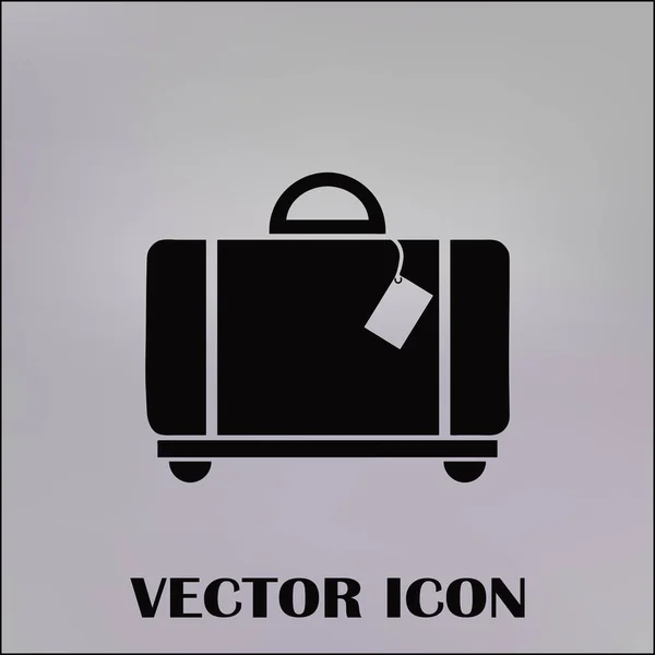 Ikon web vektor bagasi . - Stok Vektor