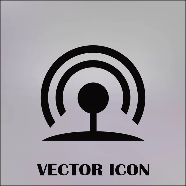 Vector de iconos WIFI, Signo de Internet inalámbrico, Estilo plano para diseño gráfico y web — Vector de stock