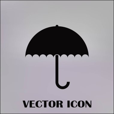 Şemsiye vektör web simgesi