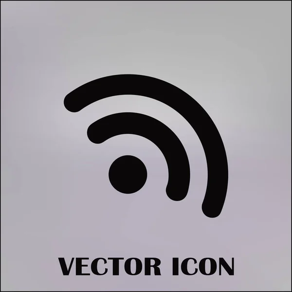 Wifi-Icon-Vektor, drahtloses Internet-Zeichen, flacher Stil für Grafik- und Webdesign — Stockvektor