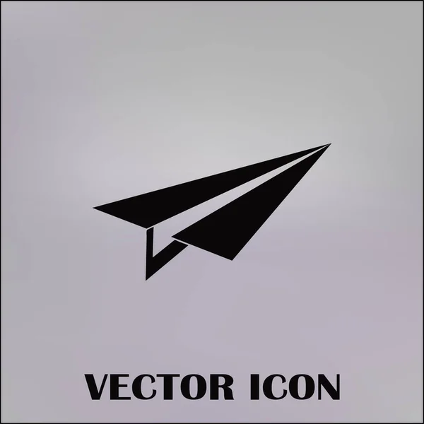 Samolot wektor, ilustracja logo stałych, piktogram — Wektor stockowy