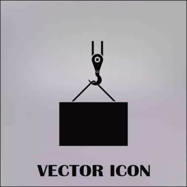 ekibimizi vinç kanca, kaldırma çalışmaları, tesisat işleri, Bina, tamamen düzenlenebilir vektör görüntü