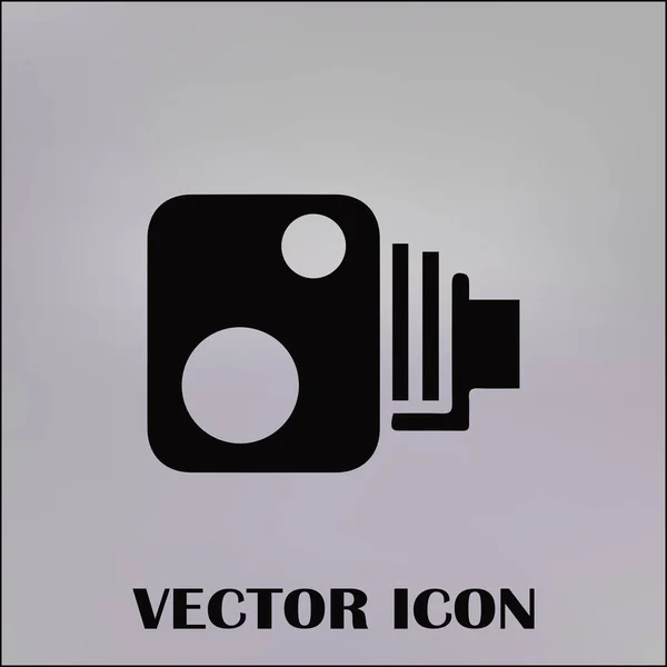 Icono de vector de cámara de vídeo — Vector de stock