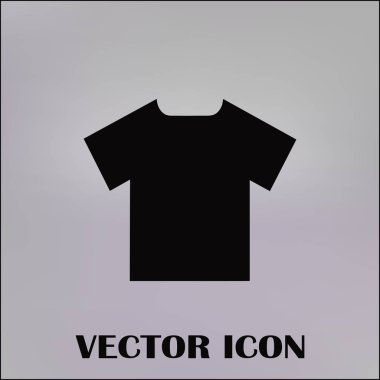 T-shirt web simge vektör.