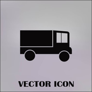 Teslimat vektör web simgesi