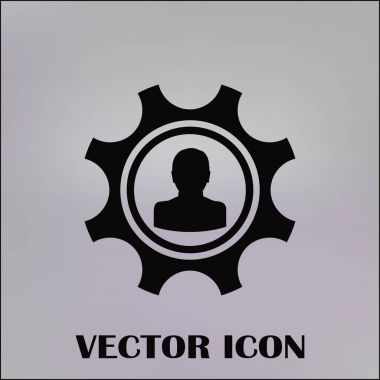 antika arka plan vektör sanat ile dişli simgesini