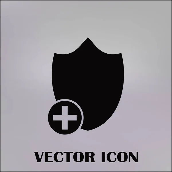 Ikon web vektor perisai - Stok Vektor