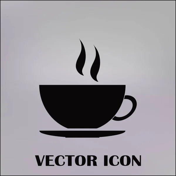 Copo de café vetor ícone —  Vetores de Stock