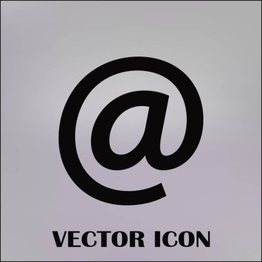 e-posta siyah simgesi. teknolojik altyapı