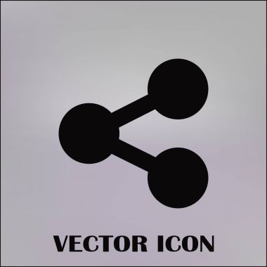 Atom vektör web simgesi