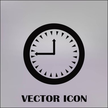 Saat, saat vektör simgesi