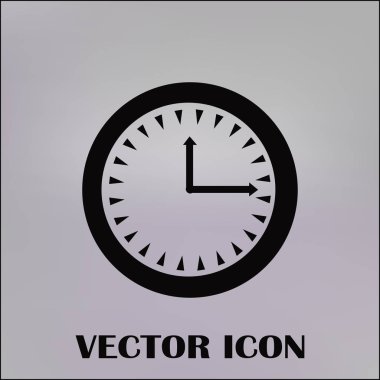 Saat, saat vektör simgesi