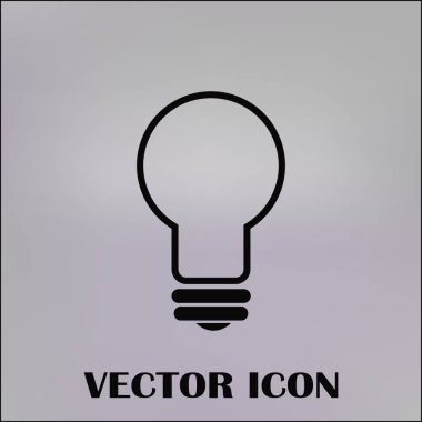 Lamba simge düz vektör