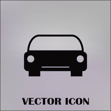 Araba simge vektör. Vektör çizim.