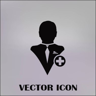 arkadaş vektör simgesi ekle