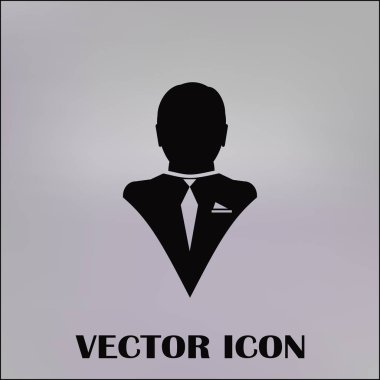 İşadamı vektör web simgesi