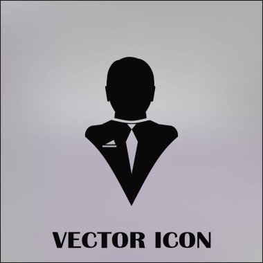 İşadamı vektör web simgesi
