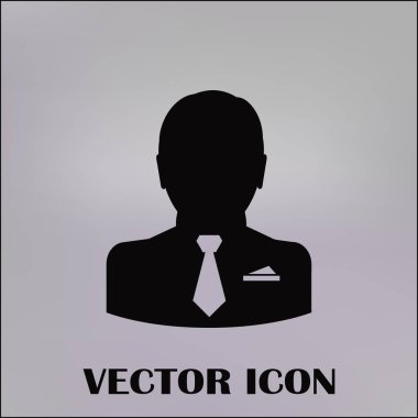 İşadamı vektör web simgesi